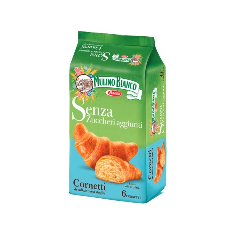 Barilla G. E R. Fratelli Mulino Bianco Cornetti 6 Pezzi