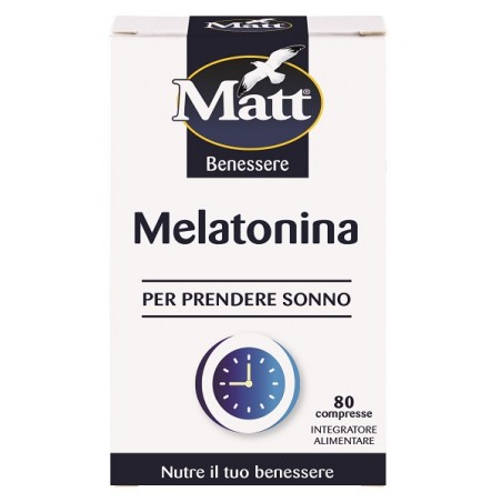 A&d Gruppo Alimentare Diet Matt Benessere Melatonina 80 Compresse