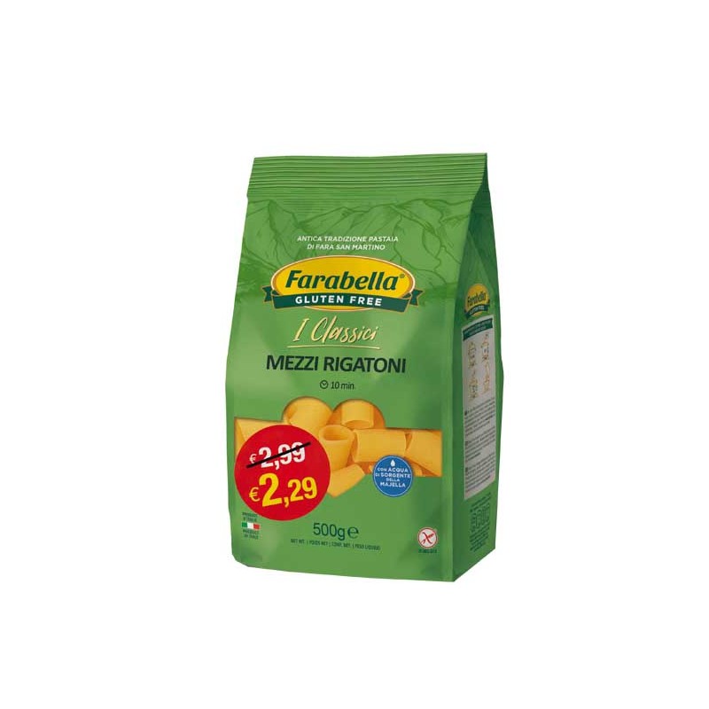 Bioalimenta Farabella Mezzi Rigatoni 500 G Promo