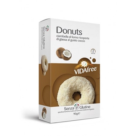 Unifarmed Donuts Gusto Cocco Con Glassa Cioccolato Bianco 90 G