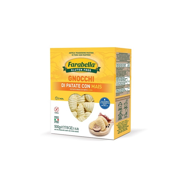 Bioalimenta Farabella Gnocchi Patate Con Mais 500 G