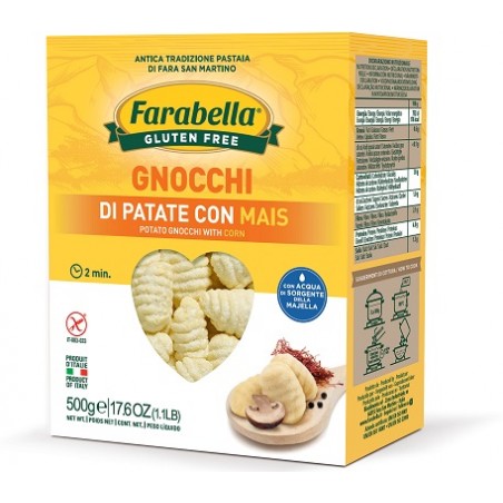 Bioalimenta Farabella Gnocchi Patate Con Mais 500 G