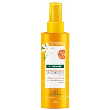 Klorane Spray Solare Sublime Spf 50 Corpo 200 Ml