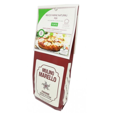 Azienda Agr. Mulino Marello Mix Di Farine Naturali Per Torte 500 G