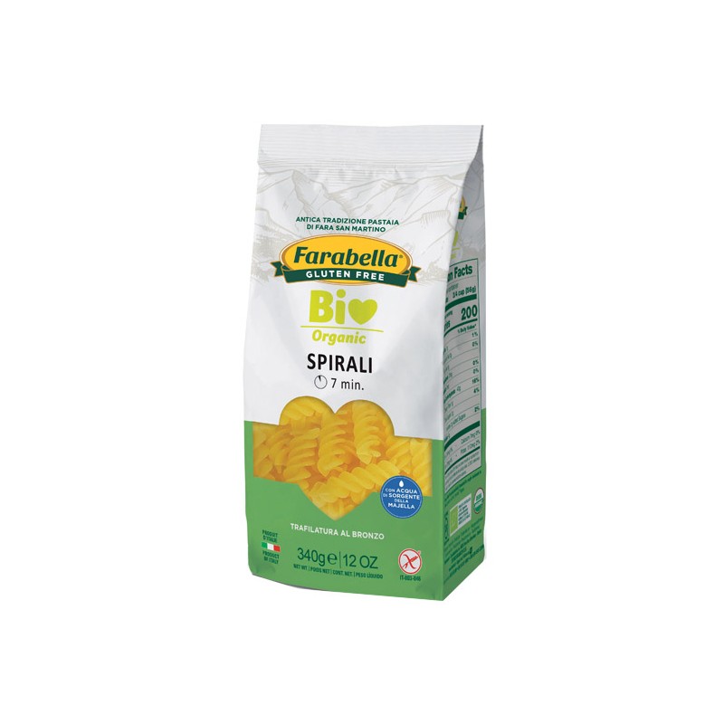 Bioalimenta Farabella Bio Spirali Mais-riso 340 G