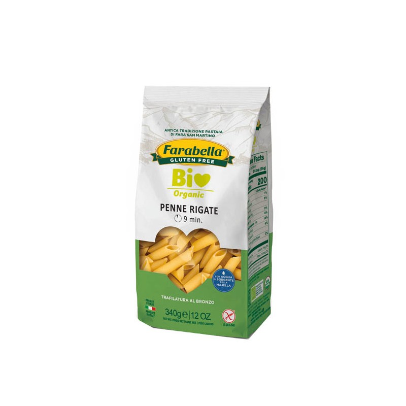 Bioalimenta Farabella Bio Penne Rigate Mais-riso 340 G