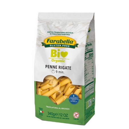 Bioalimenta Farabella Bio Penne Rigate Mais-riso 340 G