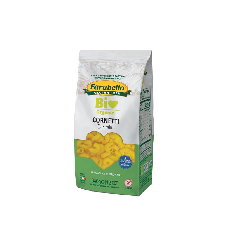 Bioalimenta Farabella Bio Cornetti Mais-riso 340 G