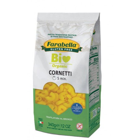 Bioalimenta Farabella Bio Cornetti Mais-riso 340 G