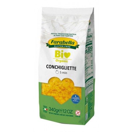 Bioalimenta Farabella Bio Conchigliette Mais-riso 340 G