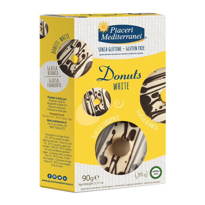 Eurospital Piaceri Mediterranei Donuts White 90 G