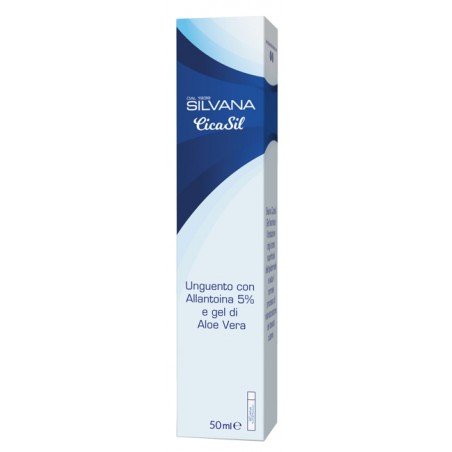 Laboratorio Silvana Silvana Cicasil Unguento All'allantoina 5% E Gel Di Aloe Vera 50 Ml