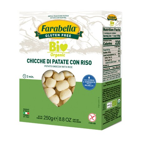 Bioalimenta Farabella Bio Chicche Di Patate 250 G