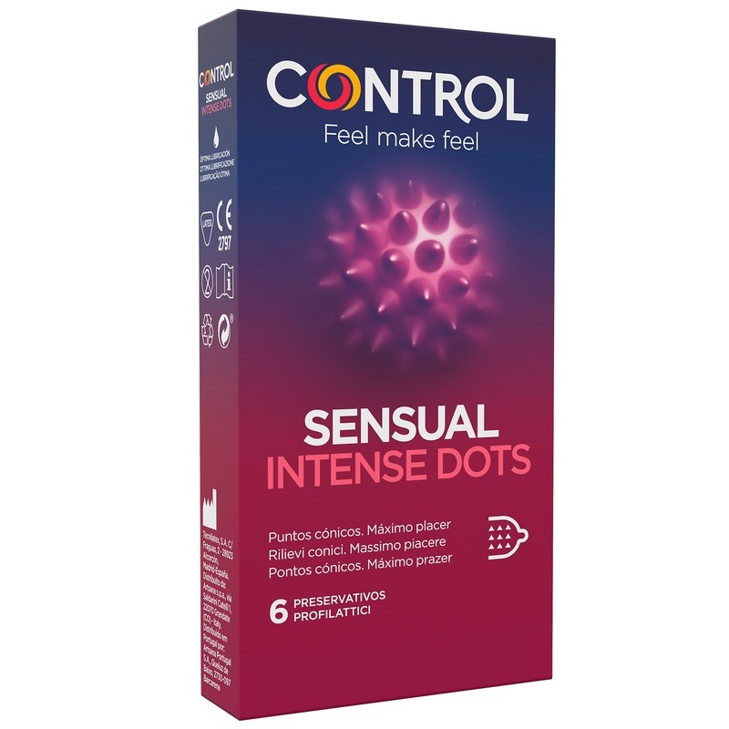 Artsana Control Sensual Intense Dots 6 Pezzi