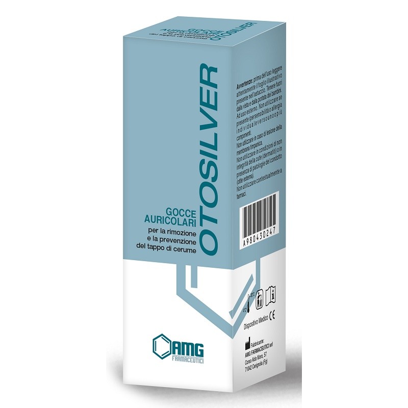 Amg Farmaceutici Gocce Auricolari Otosilver 20 Ml