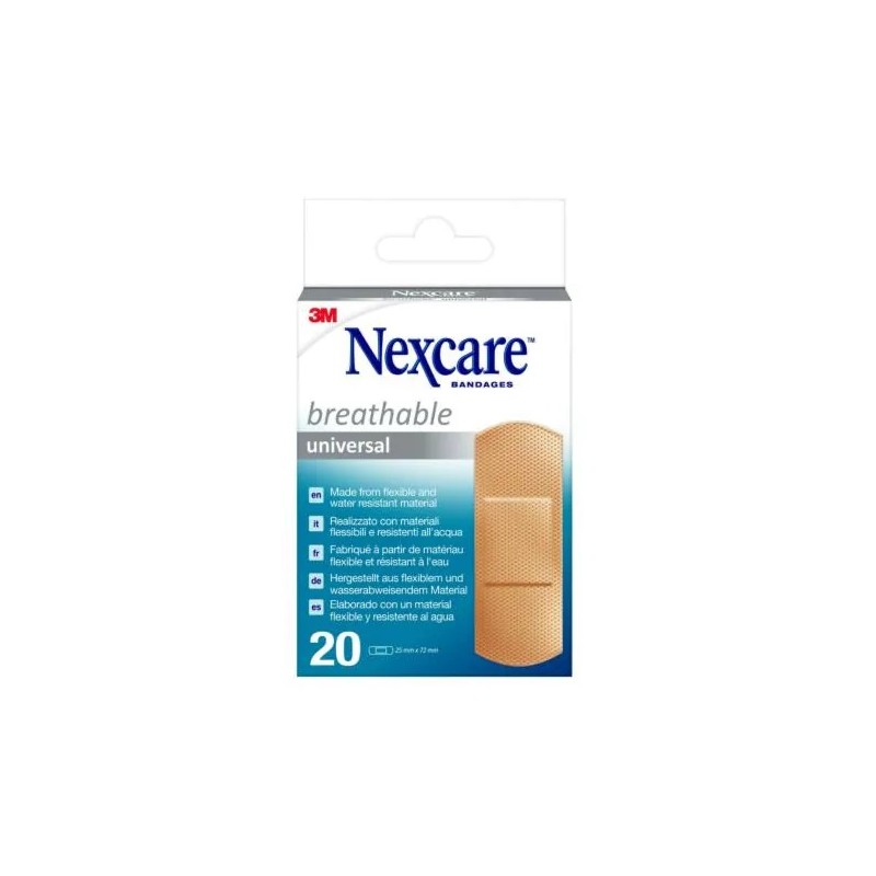 3m Cerotto Preparato Nexcare Universal N0320ns-1 25x72mm 2 Pezzi