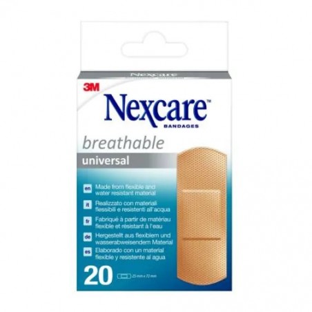 3m Cerotto Preparato Nexcare Universal N0320ns-1 25x72mm 2 Pezzi