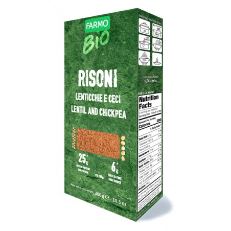 Farmo Bio Risoni Lenticchie E Ceci 300 G