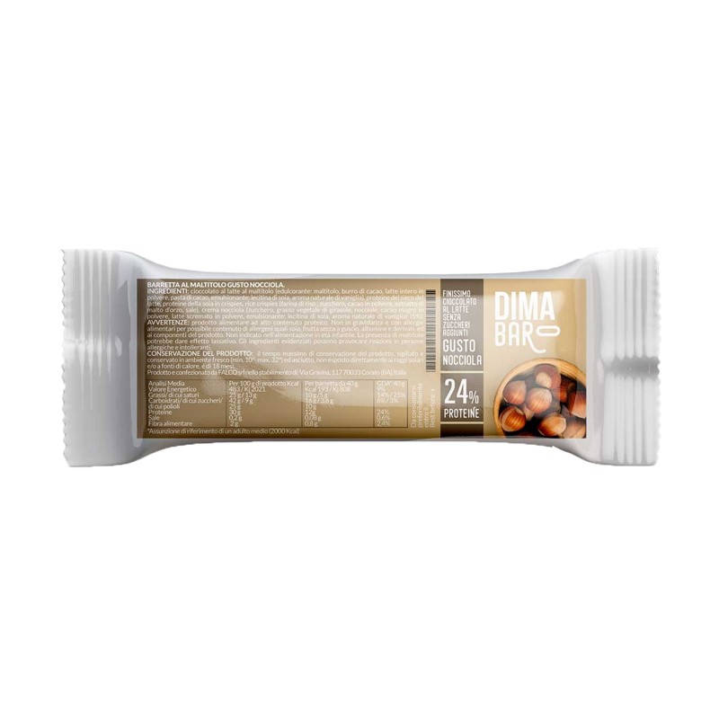 Far. Co. Med Dimabar Barretta Al Maltitolo Gusto Nocciola 40 G