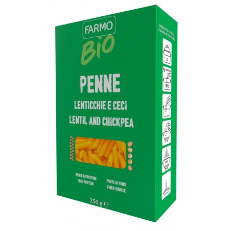 Farmo Bio Penne Lenticchie/cecci 250 G