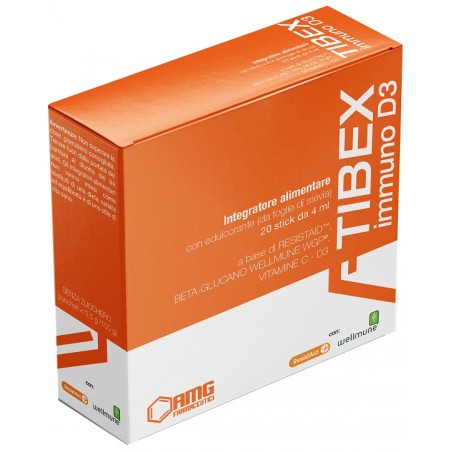 Amg Farmaceutici Tibex Immuno D3 20 Stick Pack Da 4 Ml