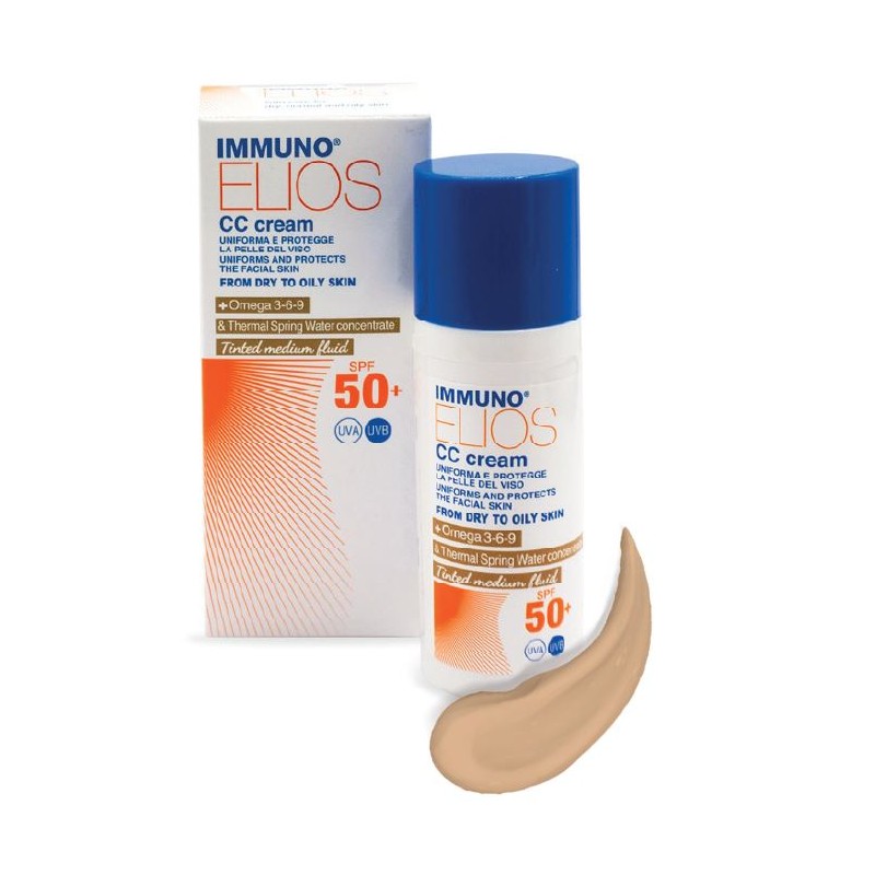 Morgan Pharma Immuno Elios Cc Cream Spf50+ Tinted Medium 40 Ml