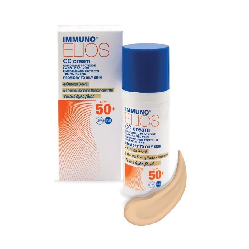 Morgan Pharma Immuno Elios Cc Cream Spf50+ Tinted Light 40 Ml