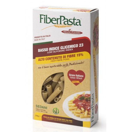 Fiberpasta Sedani Basso Indice Glicemico 250 G