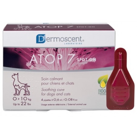 Ldca Atop 7 Spot-on Dogs&cats 10 Kg 4 Pipette X 0,6 Ml