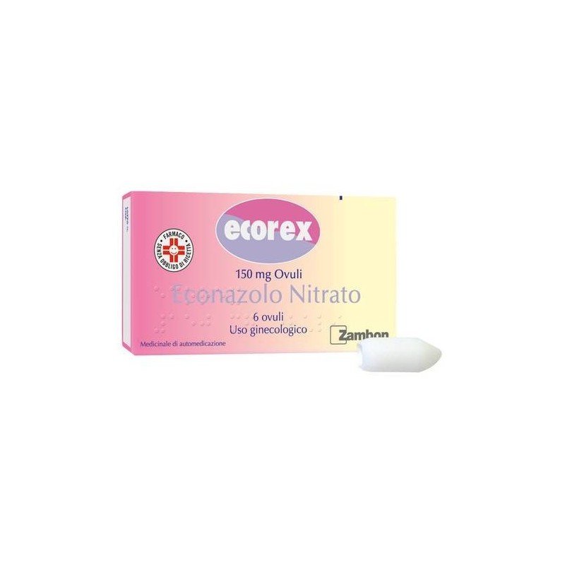 Teofarma Ecorex 1% Crema Vaginale Ecorex 150 Mg Ovuli Econazolo Nitrato