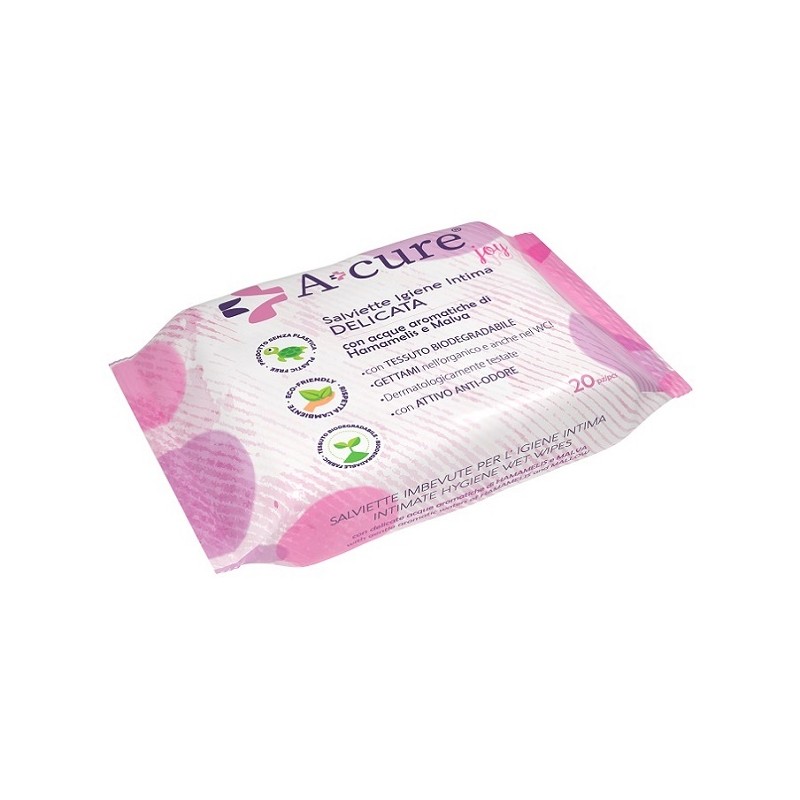 Ala A+cure Igiene Intima Delicata 20 Salviette Pocket Maxi