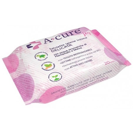 Ala A+cure Igiene Intima Delicata 20 Salviette Pocket Maxi