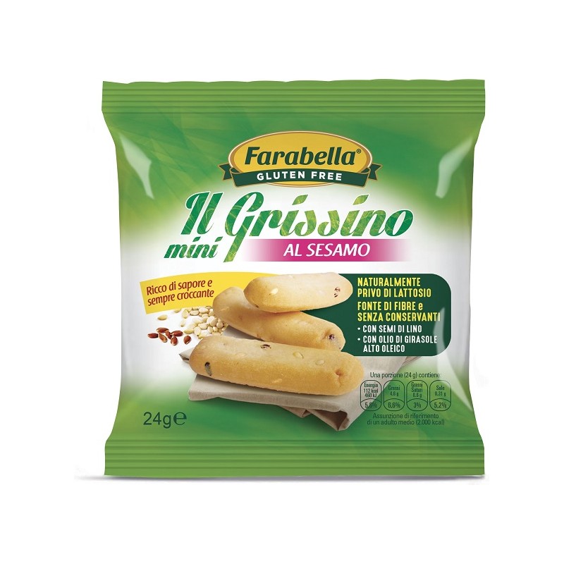 Bioalimenta Farabella Il Mini Grissino Al Sesamo 24 G