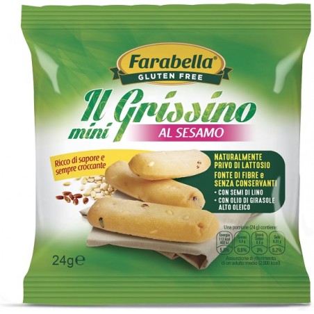 Bioalimenta Farabella Il Mini Grissino Al Sesamo 24 G