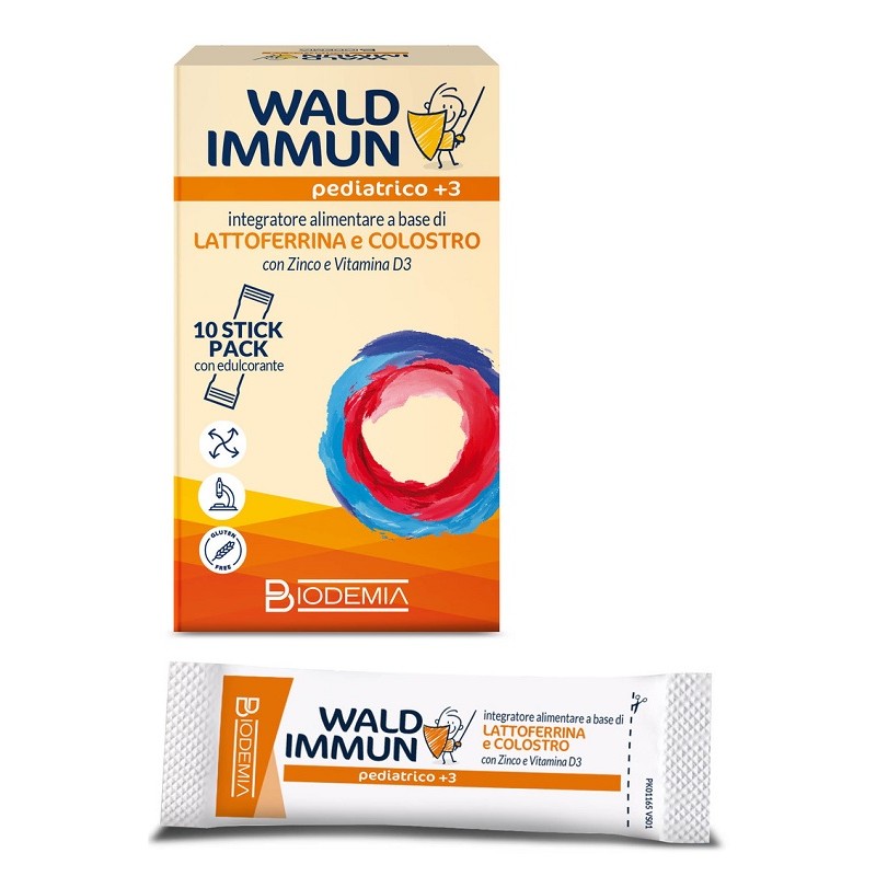 Global Pharmacies Partner Wald Immun Pediatrico +3 10 Stick Gusto Cioccolato