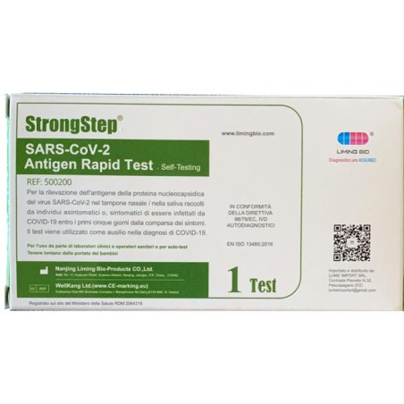 Lif Brokerage&management S Test Antigenico Rapido Covid-19 Strongstep Autodiagnostico Determinazione Qualitativa Antigeni Sars-c