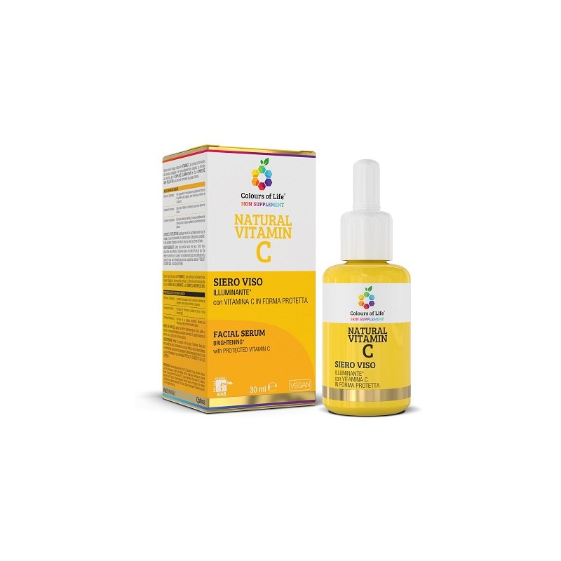 Optima Naturals Colours Of Life Natural Vitamin C Siero Viso 30 Ml