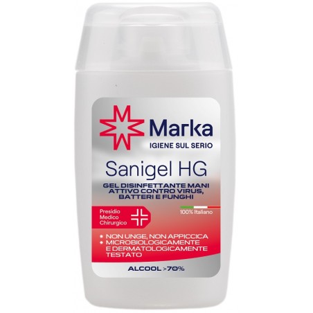 Mk Unipersonale Marka Sanigel Hg Gel Disinfettante Mani Alcool 70% 100 Ml