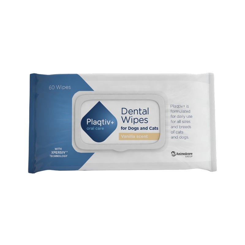 Ecuphar Plaqtiv+ Oral Care Salviette Dentali 60 Pezzi