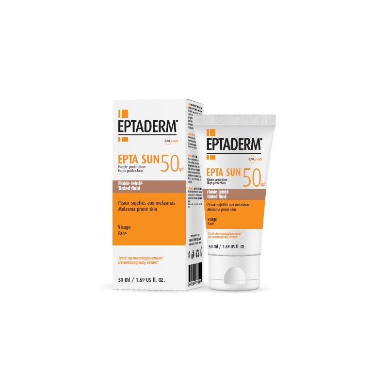 Unika Labs Epta Sun Spf50 Fluido Colorato 50 Ml