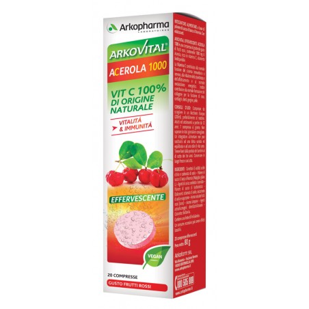 Arkofarm Arkovital Acerola 1000 Effervescente 20 Compresse Promo