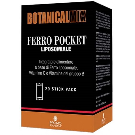 Promopharma Ferro Pocket Botanical Mix 20 Stick Da 2 G