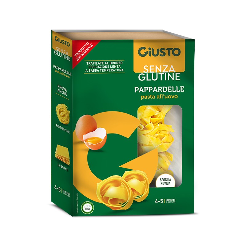 Farmafood Giusto Senza Glutine Pappardelle All'uovo 250 G