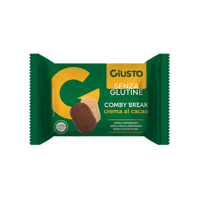 Farmafood Giusto Senza Glutine Comby Break Crema Cacao 26 G