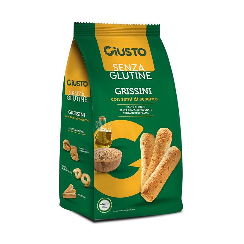 Farmafood Giusto Senza Glutine Grissini Al Sesamo 150 G