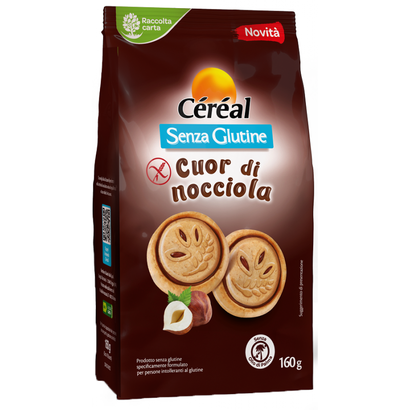 Nutrition & Santè Cereal Senza Glutine Cuor Di Nocciola 160 G