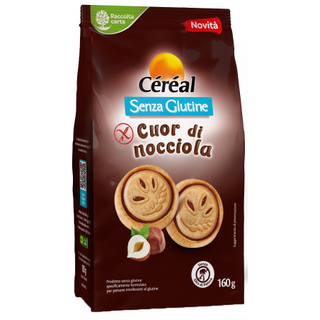 Nutrition & Santè Cereal Senza Glutine Cuor Di Nocciola 160 G