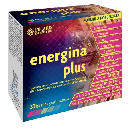 Polaris Farmaceutici Energina Plus 30 Bustine Da 5 G