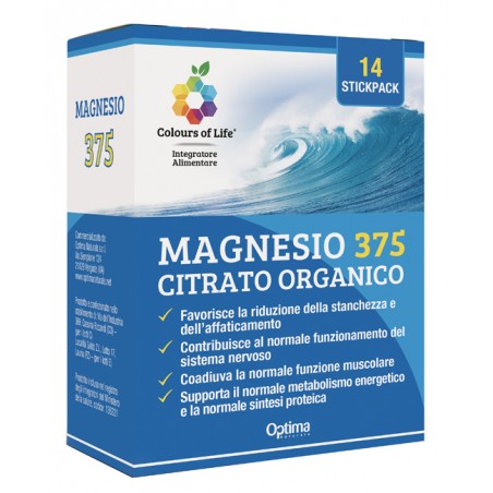 Optima Naturals Colours Of Life Magnesio 375 14 Stick