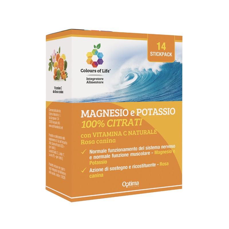 Optima Naturals Magnesio Potassio Vit C 14 Stick